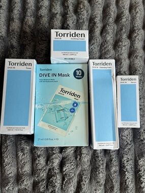 Torriden Dive In Skincare Set in Light Blue